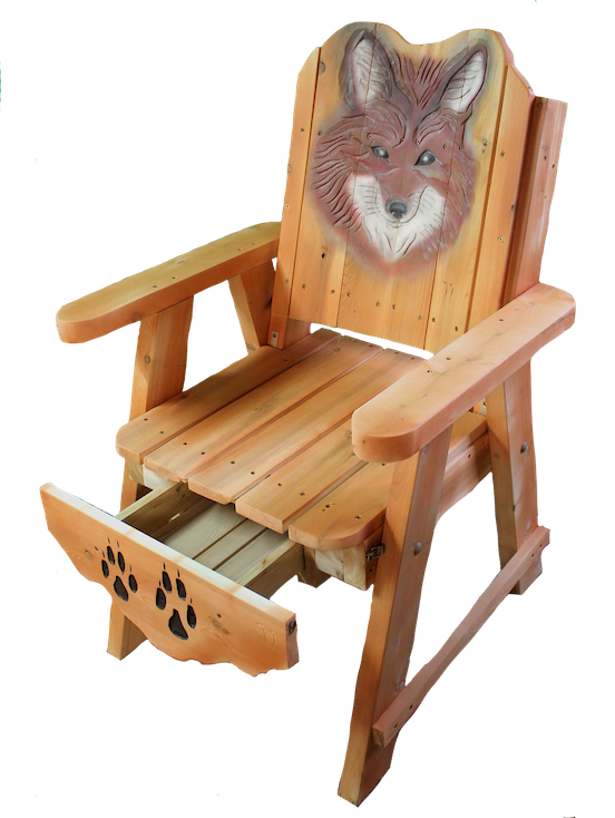 fox chair, deck chair, deck lounge chair